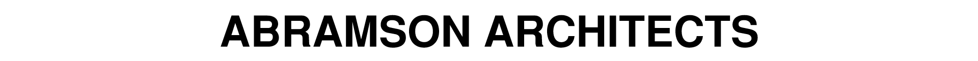 ABRAMSON ARCHITECTS