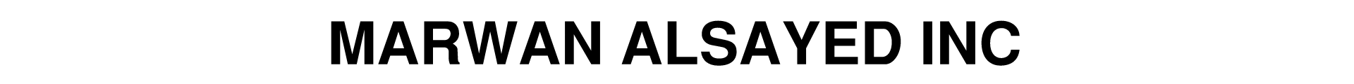 MARWAN ALSAYED INC